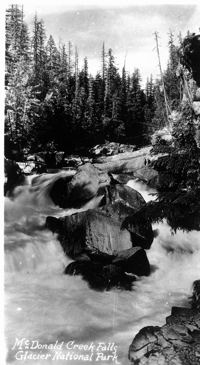 McDonald Creek Falls, Glacier National Park