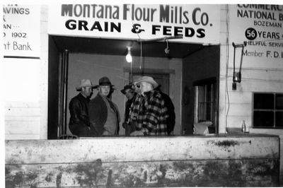 Bozeman Livestock Com. Co. - Auctioneers visiting