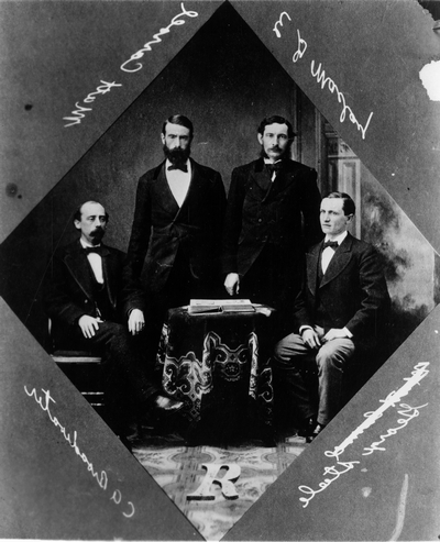 Owners of the Diamond R freight: Matt Carroll, E.G. Maclay, C.a. Broadwater, George Steele