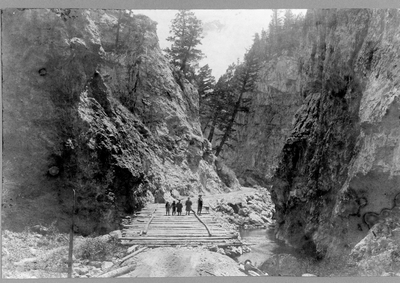 In Box Canyon, Sixteen Mile Creek, Gallatin Co., Mont