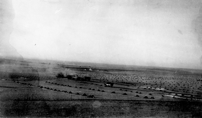 Threshing after snow storm