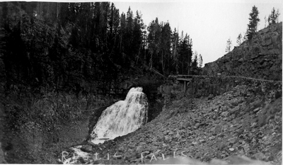 Yellowstone National Park - Rustic Falls