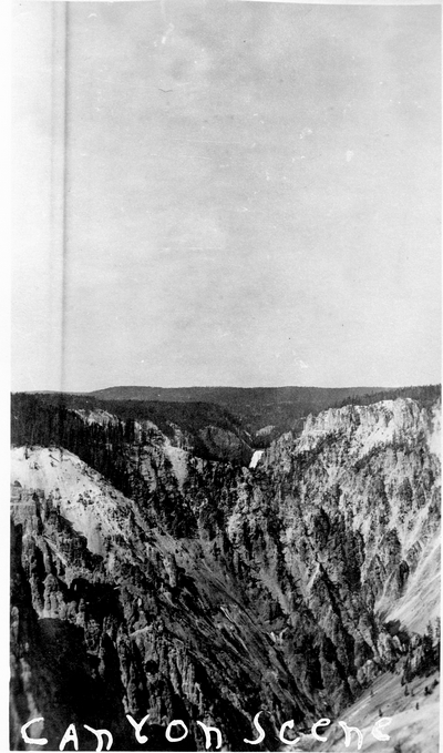 Yellowstone National Park - Canyon Scene