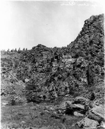 Site of the Red Bridge over the Madison above Black's