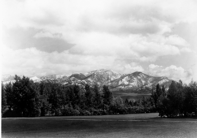 Bridger Range from the Campus (Montana State University)