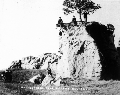 Medicine Rock near Ekalaka, Carter County, Montana