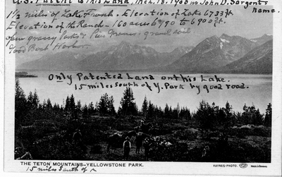 The Teton Mountains - Yellowstone Park