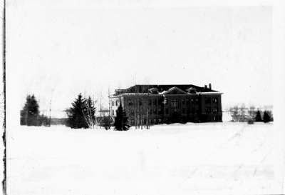 Ag Building, later Linfield Hall, Montana State College