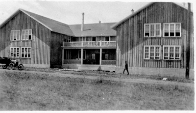 Barracks at Montana State College