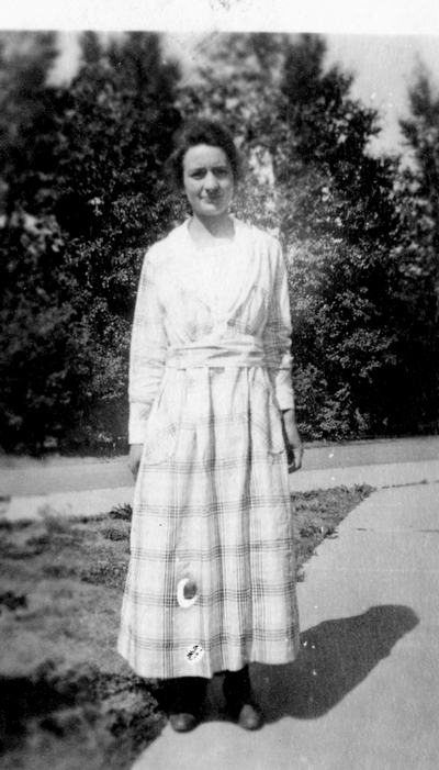 Barracks softball player - Esther Walker, Alder, Mont.