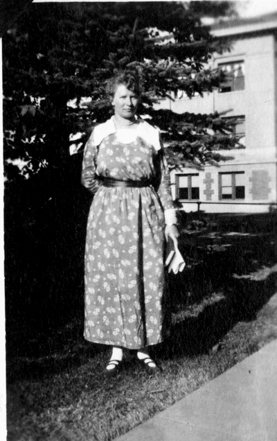 Barracks softball player - Eleanor Swenson, Lakota, N. Dak