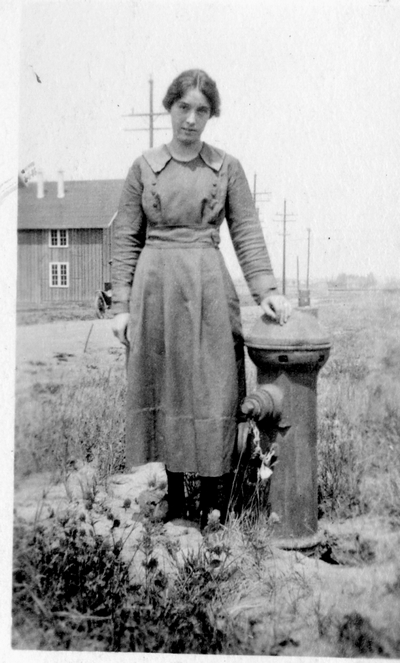 Barracks softball player - Lois Hannon, Darby, Mont.