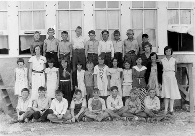 Broadus school group