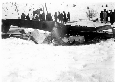 Airplane crash in Bridger Canyon