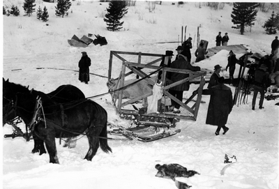 Airplane crash in Bridger Canyon