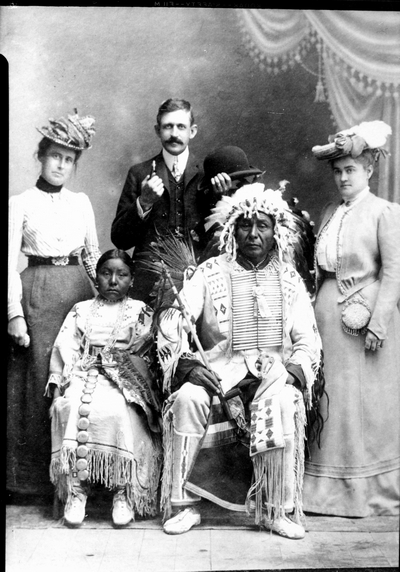 Chief Johnny Lone Dog & Miss Lone Dog