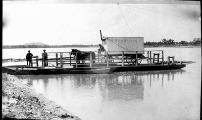 Ferry across the Yellowstone at Glendive