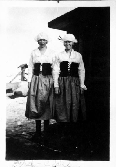 Girls in costume