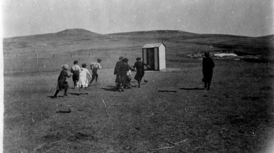 Children playing ball