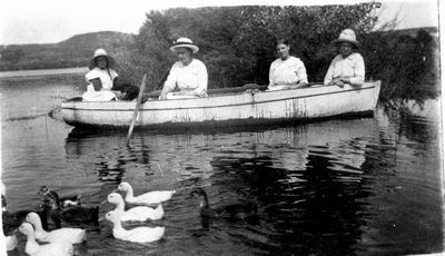 Girls in a boat