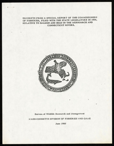 Fisheries management - Massachusetts