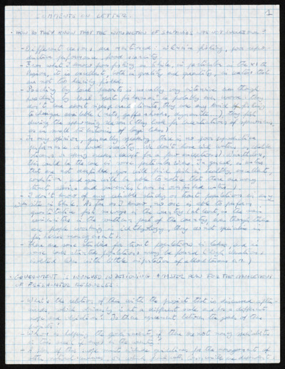 Chile, So. and Central America, Mexico - research materials, reprints, correspondence, etc.
