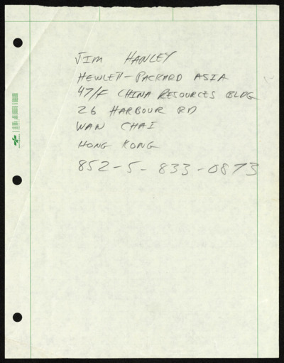 China - research materials, reprints, correspondence, etc.