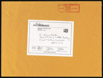 Dolly Varden-Correspondence