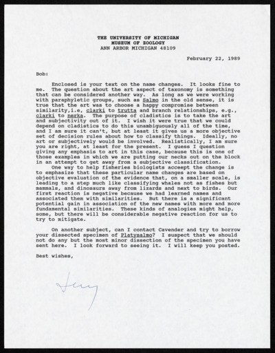 Rainbow-Correspondence