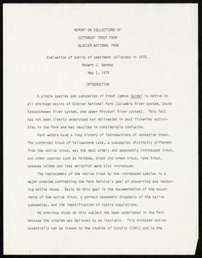 Westslope Cutthroat-Articles