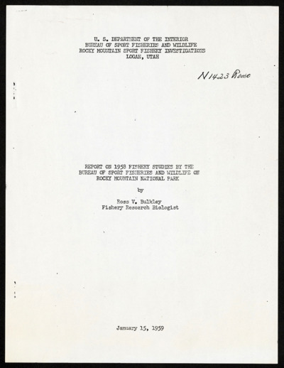 Greenback Cutthroat-Recovery