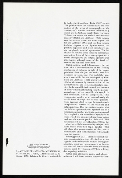 Latimeria Chalumnae-Articles
