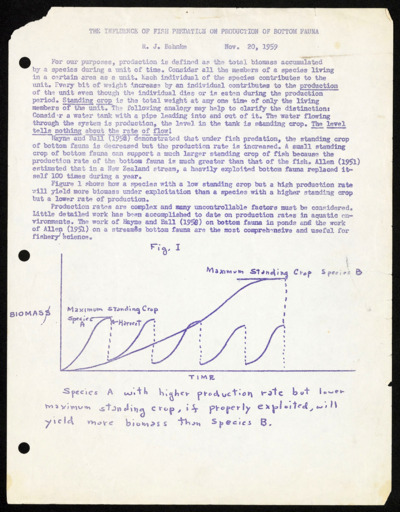 Unpublished reports and papers, 1959-1979