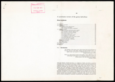 Charrs, salmonid fishes of the genus Salvelinus - proof for chapter 14