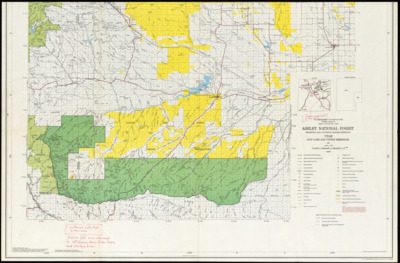 Assorted maps - some with notations