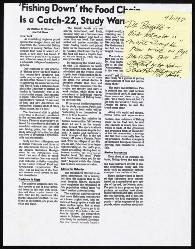 Newspaper and journal clippings or photocopies (cont.)