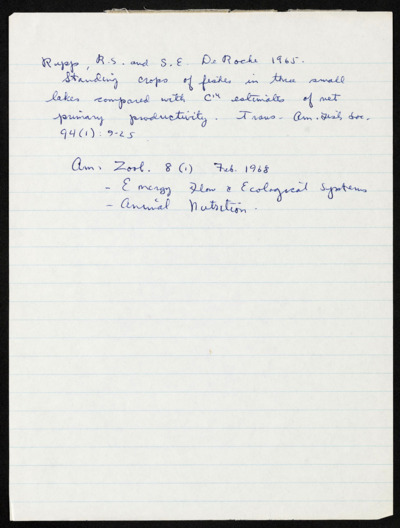 F&W biodiversity Class notes (Behnke)