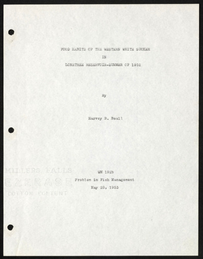 Student papers for Behnke - only notations on composition