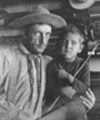 Schultz with his son 1884