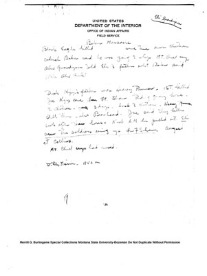 Description of the Massacre that Took Bloode Eagle