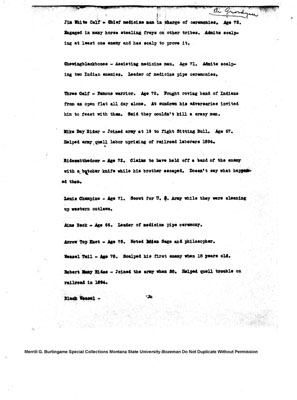 Collection of Descriptions of Native American names