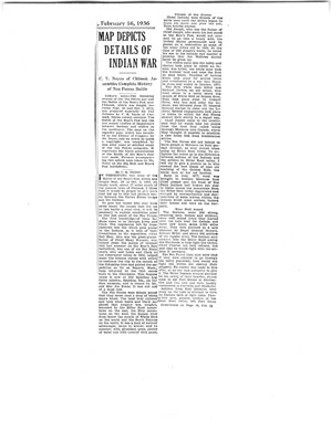 Map Depicts Details of Indian War