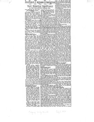 Indian Tepee (tipi) Designs - Their Historical Significance