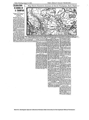 Celebration in Honor of D. Thompson