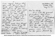 Christine M. McColl - Letter to James Willard Schultz