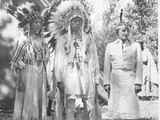 Count Folke Bernadotte, Countess Estelle Bernadotte at Lodge Purchase Ceremony 1939