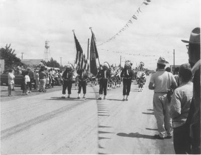 Indian Days 1965: Honor guard leads the parade