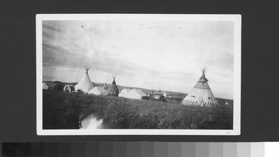 Lodges: Blackfeet Indians: Sun Lodge, 1927