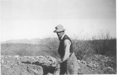 Archaeology - Southwest: James Willard Schultz Working in Ruins