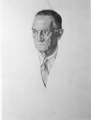Portrait of James Willard Schultz by H. Langdon Kihn